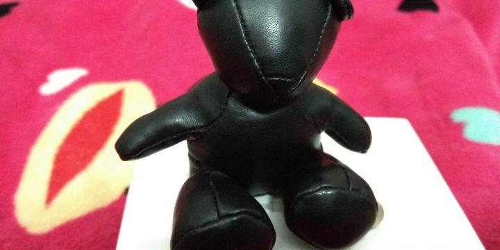 10成新 迷你小皮熊黑色